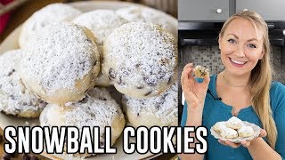 How to Make Snowball Cookies [upl. by Annairb412]