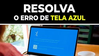 NUNCA MAIS TENHA A TELA AZUL DE ERRO NO WINDOWS10 RESOLVIDO [upl. by Eatton]