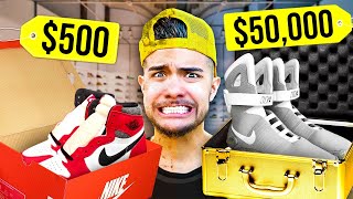 50000 VS 500 Sneaker Shopping [upl. by Desberg]