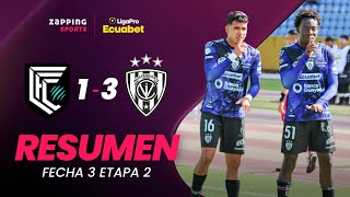 Cumbayá FC 1  3 Independiente Del Valle  Resumen Fecha 3  2da Etapa  LigaPro Ecuabet [upl. by Amery]