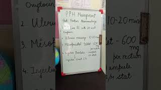 PPH MANAGEMENT IN HINDI [upl. by Anelrihs]