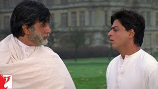 Mohabbat Ki Taaqat  Dialogue  Mohabbatein  Amitabh Bachchan Shah Rukh Khan  Aditya Chopra [upl. by Zucker]