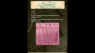 Understanding Synthetic Fibres A Wool Substitute Guide class8 synthetic fibre and plastic [upl. by Richard]