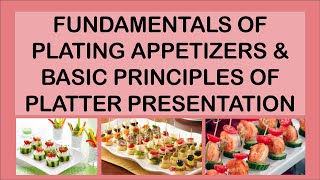 Fundamentals of plating appetizers [upl. by Avla]