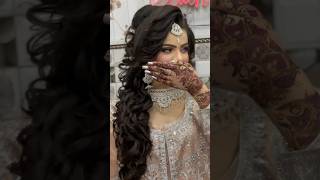 Walima hairstyle hoorainsalon trending hairstyle youtubeshorts shorts viral bridal [upl. by Sillaw]