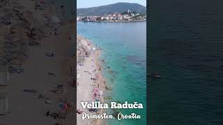 Primosten  Velika Raduca Beach croatia beach travel [upl. by Aronaele]