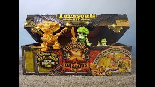 Treasure X Dragons Season 2 Big Treasure Chest WIth Real Gold Dipped FInd [upl. by Balthasar936]