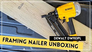 DeWalt Framing Nailer Unboxing amp Initial Thoughts  Model DWF83PL [upl. by Jala]