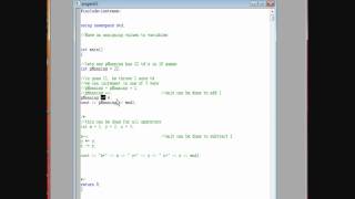 C tutorial 13incrementing and decrementing variables [upl. by Westbrooke67]