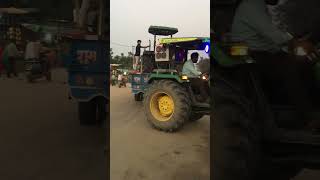 Tractor stunt gone to wrong tractor tractorvideo tractorlover tractorstunt shortvideos shorts [upl. by Conney]