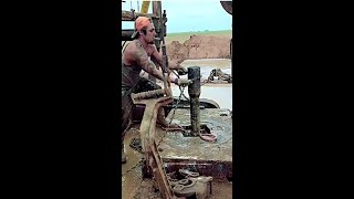 Drill Pipe Tripping hole rig oil oilfieldtrash drilling oil tripping oilfieldtrash [upl. by Sumaes59]