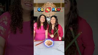 🪔OG vs New Navratri Chaat Challenge foodchallenge navaratri [upl. by Renrag363]