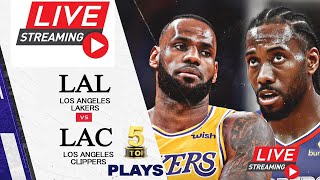 Opening Season NBA Live Stream Lakers vs Clippers  NBA HIGHLIGHTS Bubble 2020 Top 5 Plays [upl. by Annohsal]