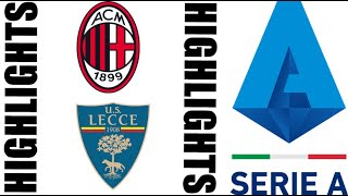 Milan vs Lecce 30 Highlights  LEGA Seria A 20242025 [upl. by Artima]