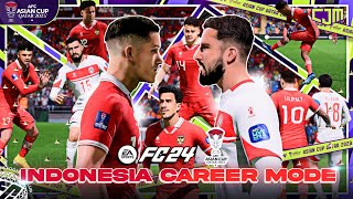 AFC Asian Cup  Penampilan Perdana Knockout Stage Timnas Indonesia  FC 24 Indonesia Career Mode [upl. by Horwath]