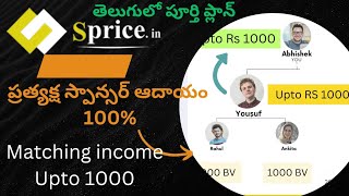 spricein  full plan in Telgu  తెలుగులో స్ప్రైస్ పూర్తి ప్లాన్  best direct selling company [upl. by Dante812]