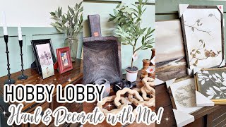 Summer Decorate with Me Hobby Lobby Summer Decor 2024 Relaxing Music [upl. by Icram982]