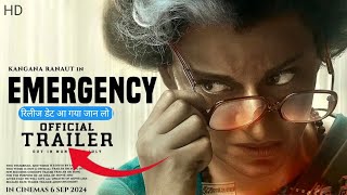 Emergency Movie Release Date Official Announcement  Trailer  Update  Kangana Ranawat  2024  New [upl. by Alema572]