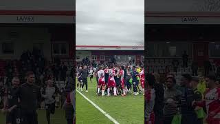 Trouble at Stevenage vs Leyton orient football stevenagefc subscribe leytonorient [upl. by Jessee]