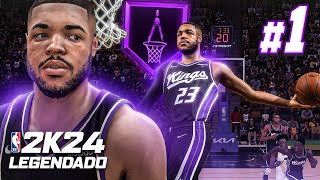 CRIAÇÃO DO NOVO REI DA NBA  MODO CARREIRA JOGADOR  NBA 2K24 Legendado 1 [upl. by Dorman62]