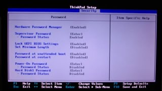 How to unlock BIOS Supervisor Password from Lenovo Thinkpad Laptop no damage to laptop [upl. by Tarrah]