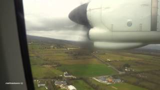 Landing into Kerry Airport with Aer Lingus ATR 42300 [upl. by Lisette]