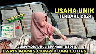 GAK NYANGKA CUMA 2 JAM LANGSUNG LUDES TANPA PESAING CUMA Modal KULIT PANGSIT Dibikin UnikIDE USAHA [upl. by Kehr]