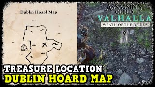 Dublin Hoard Map Treasure Location in AC Valhalla Wrath of the Druids [upl. by Flaherty]