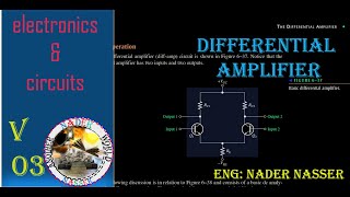 The differential amplifier analysis بالعربي [upl. by Kurth]