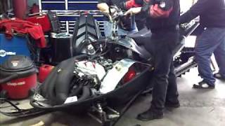 1430cc polaris triple sled 330hp [upl. by Raynard]