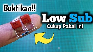 Cara Merubah Karakter BASS SUBWOOFER Pada Power Rakitan Cukup Pakai Ini [upl. by Arron]