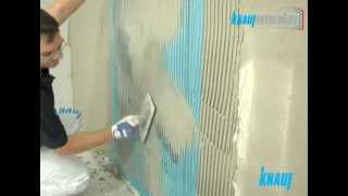 KNAUF AQUAPANEL Fase 3  Stuccatura e Finitura [upl. by Irtimed]