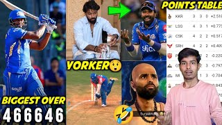 BIGGEST OVER😳 ROMARIO SHEPHERD 32 RUN🫡 BUMRAH YORKER TO PRITHVI SHAW🔥MI VS DC 😲POINTS TABLE IPL 2024 [upl. by Emorej913]