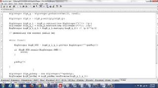 Java Code for RSA Key Generation [upl. by Adav56]