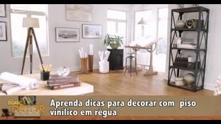 Piso Vinílico saiba como decorar sua casa com praticidade [upl. by Atinnek]