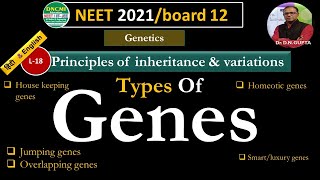 NEETL18Jumping GeneOverlapping GeneSmart GeneHomeotic GeneGeneticsBiology Class 12 [upl. by Enajharas]