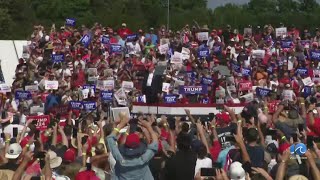 Trump speaks to thousands at Chesapeake rally [upl. by Willock]