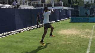 Félix Auger Aliassime Forehand Slow motion tennis tennisplayer usa tenis canada wimbledon [upl. by Nyleikcaj]