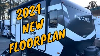 NEW 2024 GRAND DESIGN IMAGINE AIM 14MS TRAVEL TRAILER Dodd RV COUPLES CAMPER WALKTHROUGH UPDATED [upl. by Zaneta]