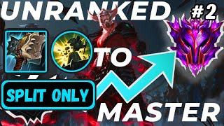 UNRANKED TO MASTER SPLIT ONLY  GAME 2 VS SETT  FULL STUFF AT 23 MIN [upl. by Pfister595]