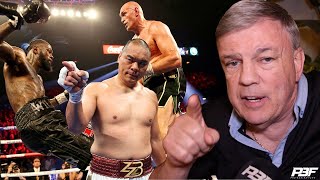 TEDDY ATLAS EPIC ANALYSIS OF HOW ZHILEI ZHANG CAN BOX LIKE TYSON FURY TO BEAT DEONTAY WILDER [upl. by Lawrence267]