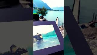 Chillon castle Switzerland🤍 trending trendingshorts switzerland travel [upl. by Guillermo]