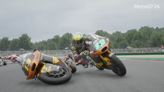 FILIP SALAC BETA MARC VDS  MOTO 2 ASSEN BELANDA 2024  MOTOGP 24 GAMEPLAY [upl. by Yttam]