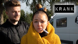 VANLIFE vs krank sein Die Kälte hat uns erwischt [upl. by Hibbitts972]