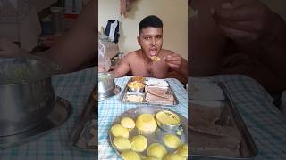 Eating Chawal Daal Adauri Ki Sabji In Lunch praveensharmaps shorts [upl. by Azitram199]