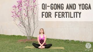 Yoga amp QiGong Fertility Boosting Routine Vibrant Womb open level [upl. by Jaret]