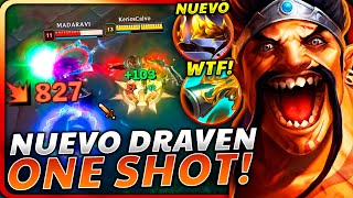 😱¡3 ITEMS en 10 MINUTOS NUEVA BUILD de DRAVEN hace INSTAKILL con SOLO MIRARTE 2000 ORO GRATIS [upl. by Tiffanle]