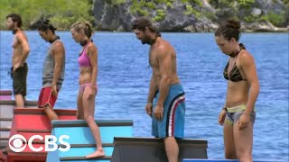 Survivor Cagayan  Immunity Challenge Bermuda Triangles [upl. by Eentruoc]