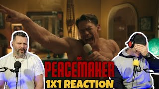 Incredibly AWESOME John Cena crushes it Peacemaker season 1 episode 1 reaction [upl. by Hazen]