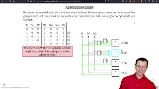 Digitaltechnik  81  Adressdekoder [upl. by Fakieh]